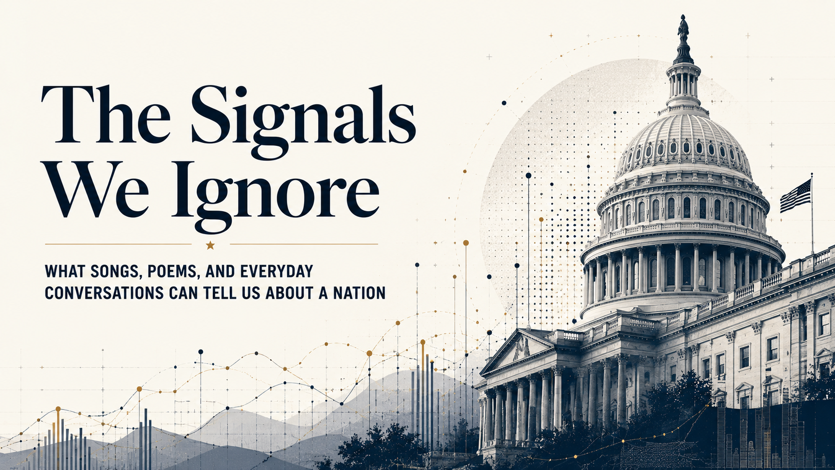 Abstract visualization of cultural signals emerging from everyday public life