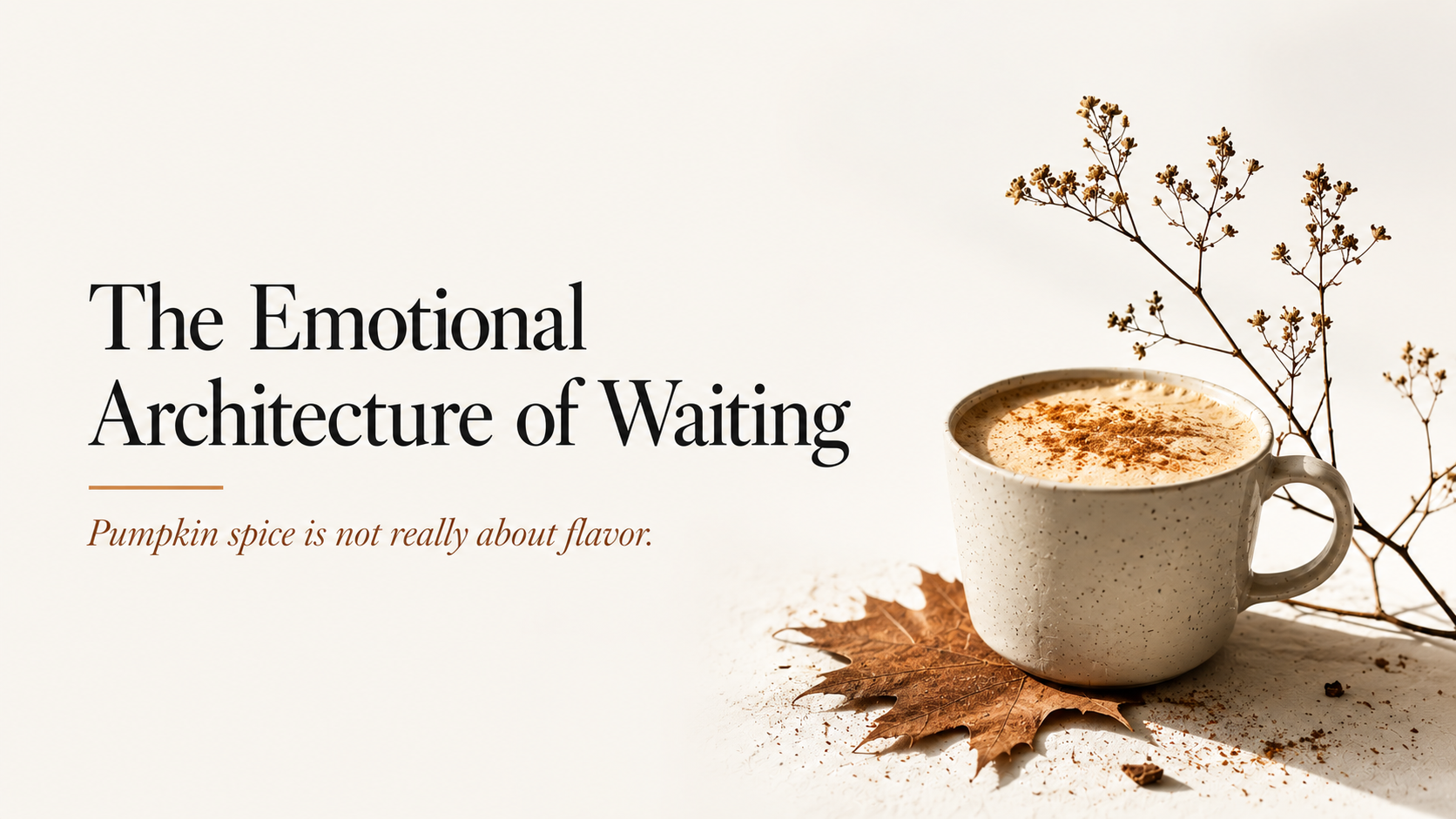 A softly lit European market transitioning from autumn into winter beneath muted seasonal colors.