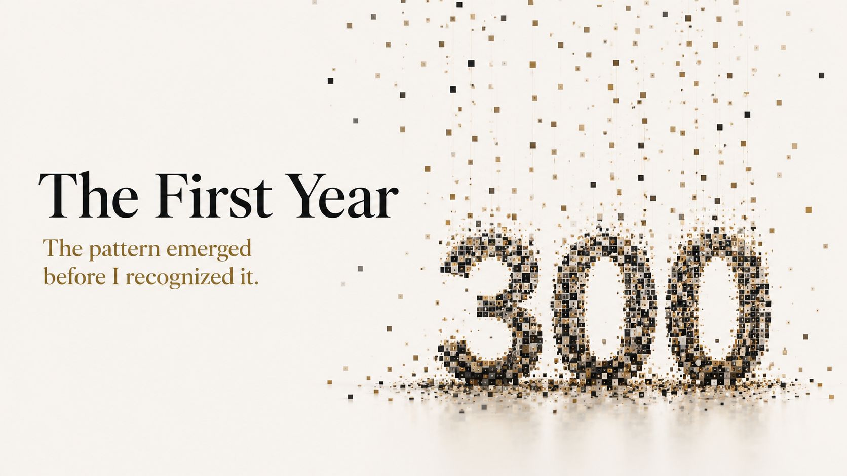 A reflection on the first year of Amid the Noise.