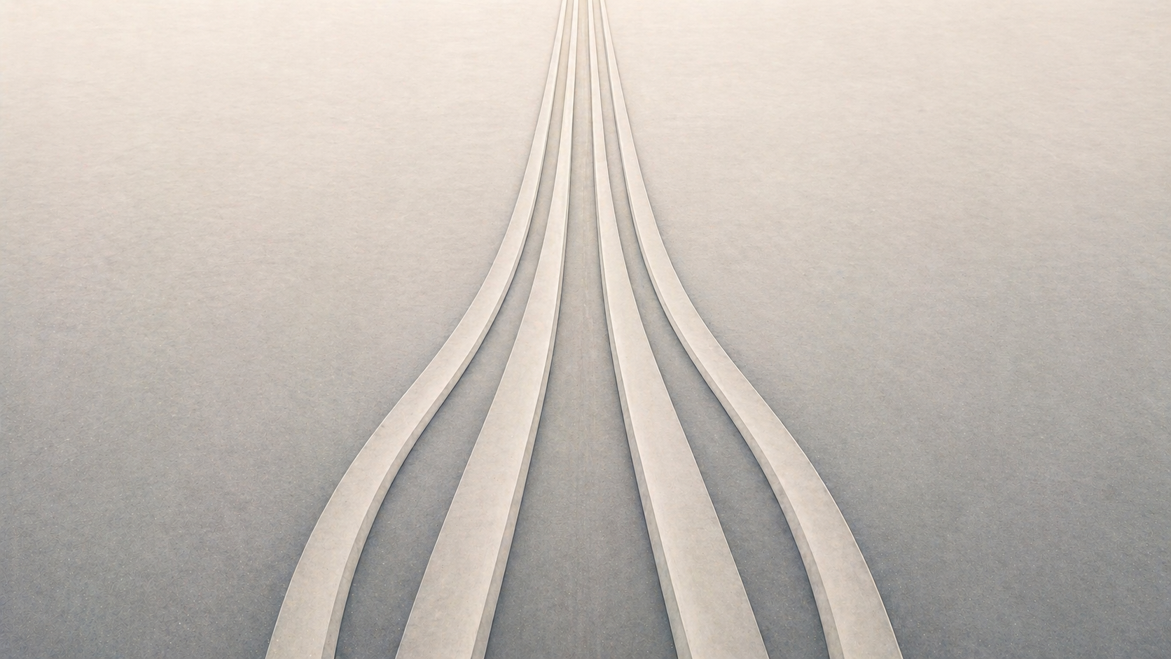 A minimalist interface-like composition where ordered elements subtly guide attention, suggesting decisions shaped before they are consciously made.